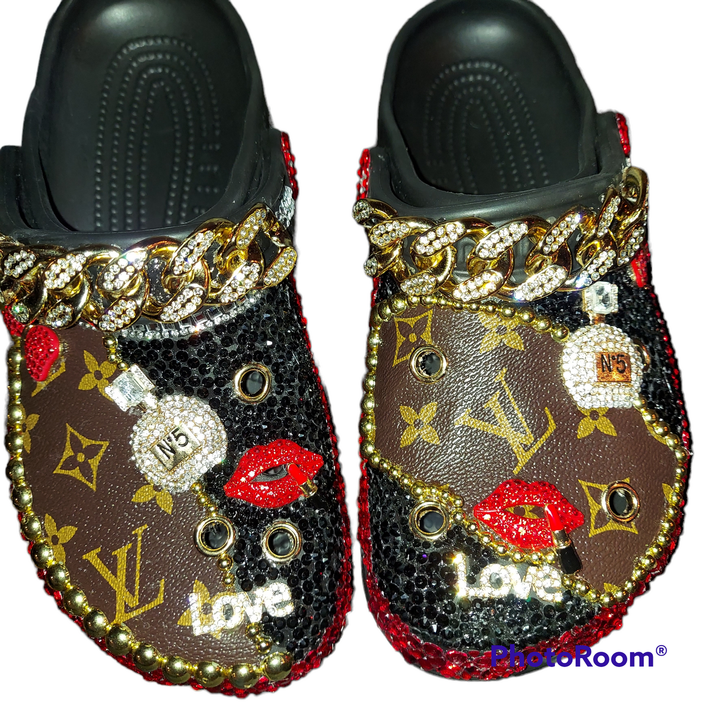Blinged Sexy Clog Flat Slippers